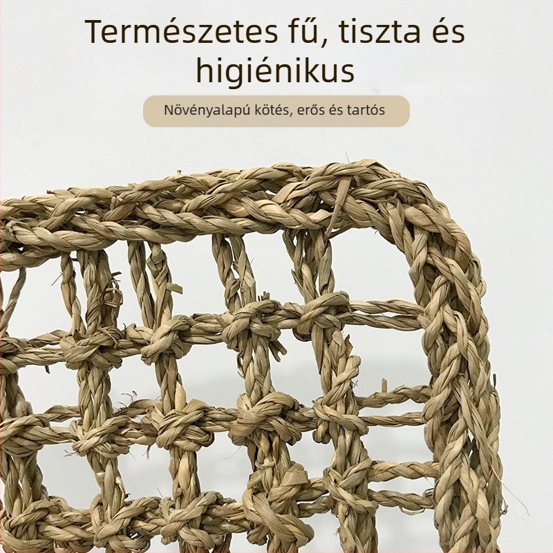 Papagájmászó háló, kézzel szőtt Water Grass játékháló, Anhui eredetű, nem importált, háztartási madárfészek