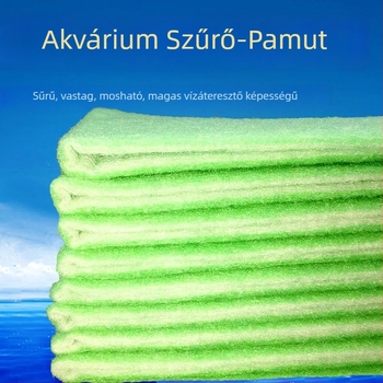 Akváriumi szűrő pamut, alsó szűrő, mosható és tartós, 65 g, márka Chi to constant