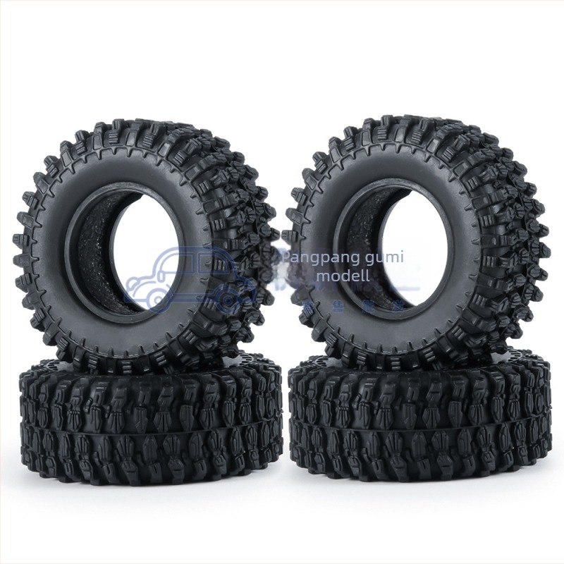 Axial SCX24 szélesített kerékcsap készlet (4 db) – műanyagból, kompatibilis a távirányítóval, szivacs a csomagban, logóval testre szabható