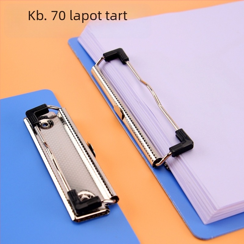 A4-es méretű műanyag irattartó, lapos csipesz – modell H8109b
