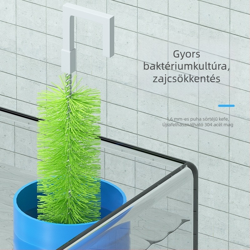 Akváriumi halkító kefefej a vízáramhoz, lefolyó- és túlfolyócsövekhez