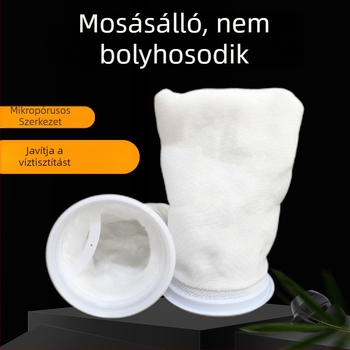 Nano vastagított, sűrített akváriumi szűrőzsák hálós szűrőanyaggal