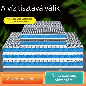 6D szűrőpamut akváriumhoz, magas sűrűségű szűrőpárna, 100×120 cm, újra tisztítható