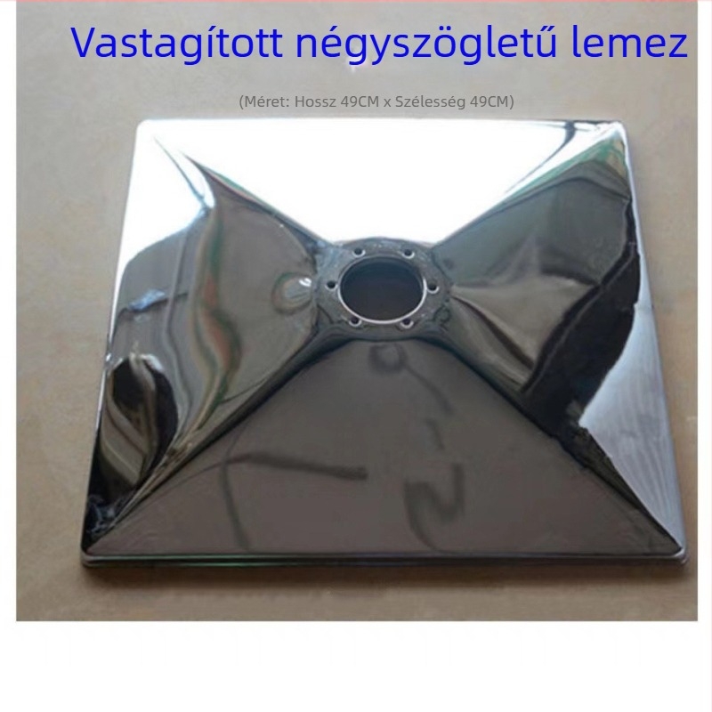 Fodrász szék lábtámasza, rozsdamentes acél, modern stílus, modell Pedal, márka Xindali, demontálható