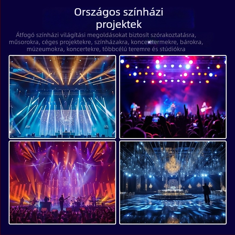 DMX jel erősítő és elosztó a színpadi világításhoz MX512 — 4/8 csatornás, Beam PAR fény transzceiver, márka Fuli