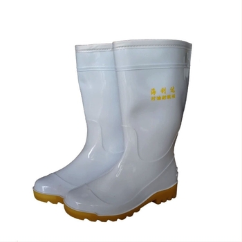 Férfiaknak szóló magas szárú esőcsizma melegített pamut velúr bélés, hideg elleni védelem, PVC vízálló