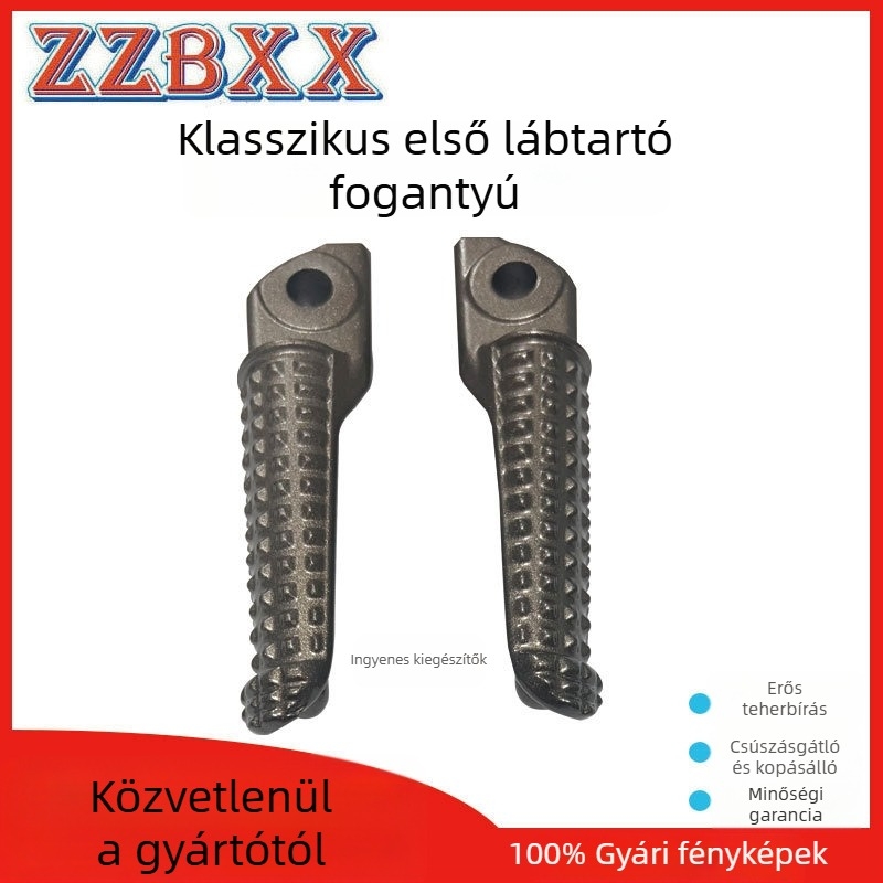 Motorkerékpár lábpedálok Vento Tornado250 és Rocketman250 | Alumíniumötvözet | Hátsó pedál | Porfestett bevonat