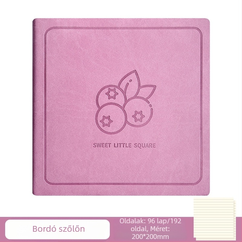 Notebook PU borítóval, varratos kötés, Dowling papír 100 g, 50–100 oldal, mentális térkép jegyzetek
