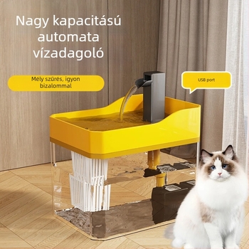 USB macska vízadagoló automatikus keringéssel – itató pohár macskáknak és kistestű kutyáknak
