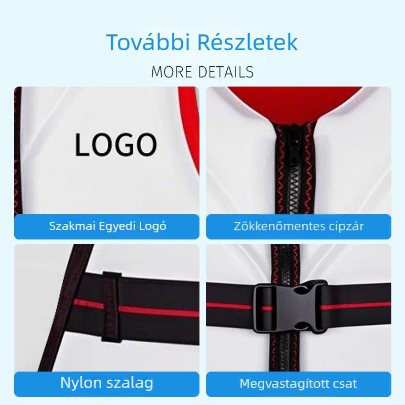 Mentőmellény raftinghoz és vízisportokhoz, nagy úszóerővel, ütközés elleni védelemmel, testreszabható OEM modell