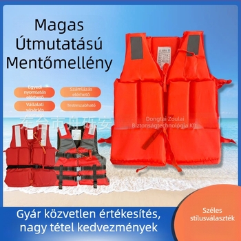 Jsy életmentő mellény — egyedi gyártású, habalapú úszóerő tengeri munkához
