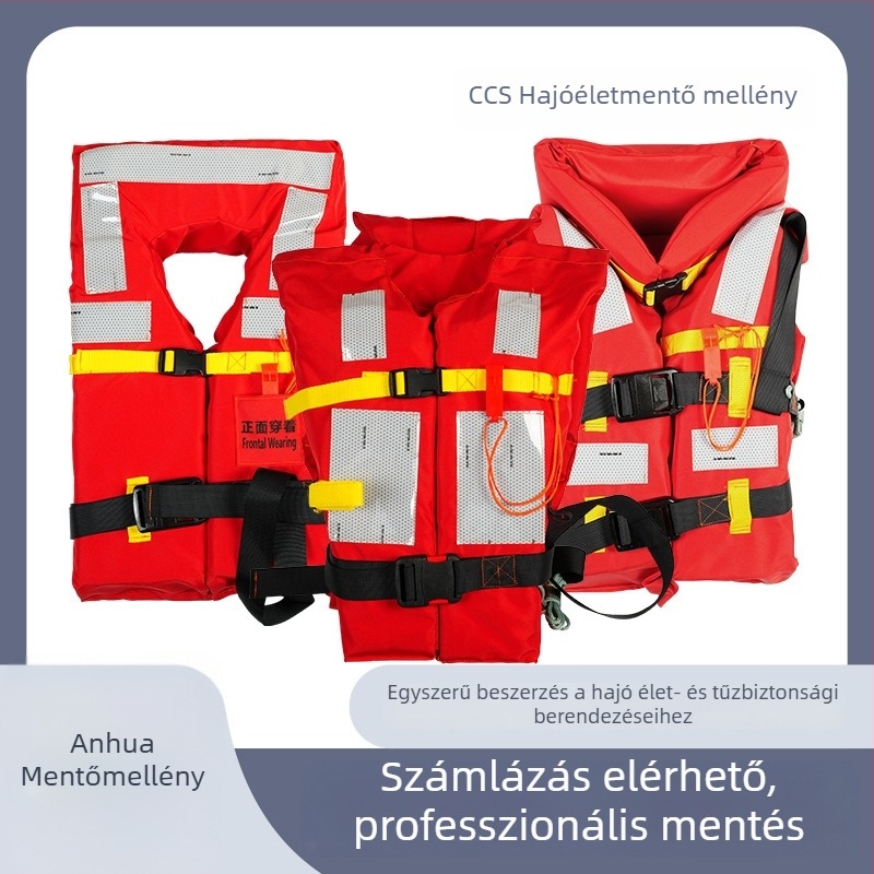 Hajózási mentőmellény – Új szabvány, CCS tanúsítvány, felnőtteknek és gyermekeknek