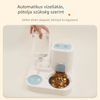 Hi cute Macska víz- és etető adagoló, mindent egyben, műanyagból