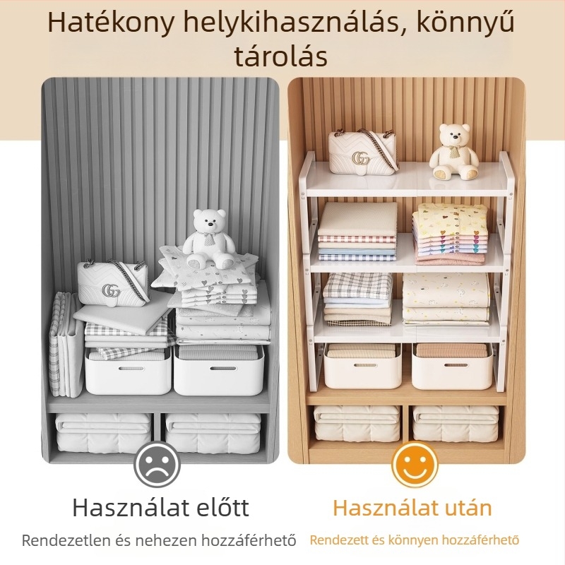 Rétegzett tárolóállvány a pultra, fém, antik stílus, téglalap alakú dizájn, telepítés nélküli, alkalmas pultra, sarokhoz vagy falhoz