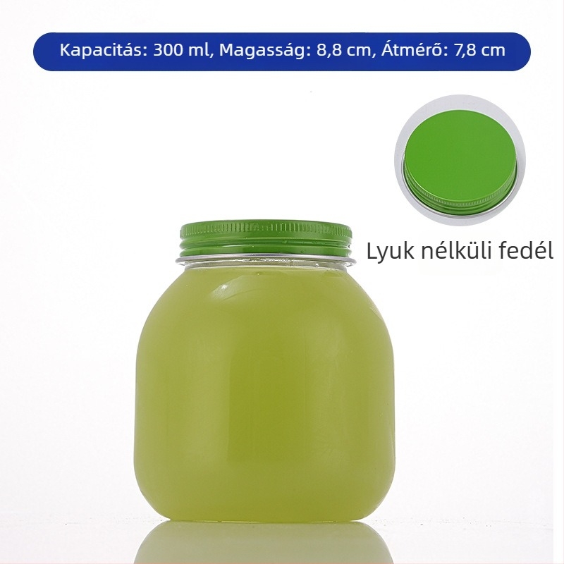 Egyszer használatos tejes tea és kávé pohár, kis méretű, műanyag, elvitelhez, szívószállal
