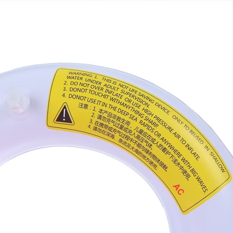 Gyerekeknek készített felfújható úszó gyűrű és úszó mellény, rajzfilm mintával, környezetbarát PVC, vastagított PVC, úszáshoz és vízi játékokhoz