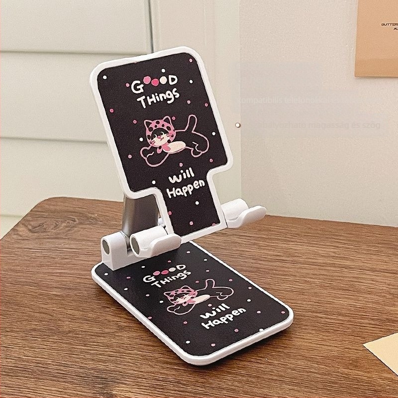 Műanyag emelt telefon-tartó vezeték nélküli töltéssel