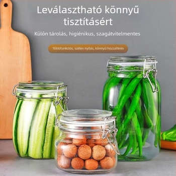 Üveg zárható élelmiszertároló edény, kapacitás 300 ml alatt, mikrohullámú sütőben használható, szabálytalan alakú, logóval nyomtatva