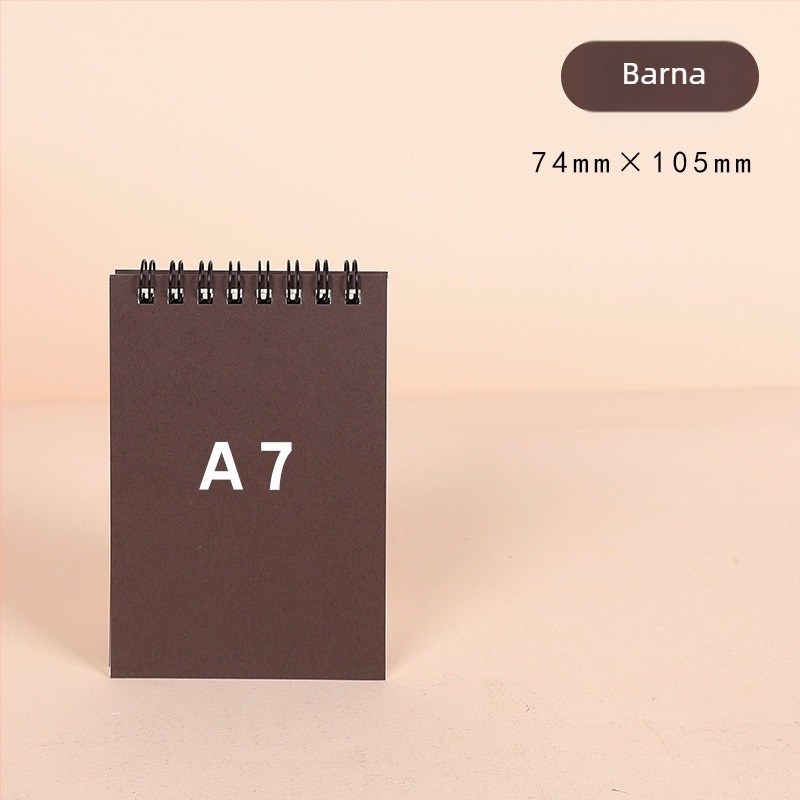 Kraft papír spirálfüzet, Kraft papír sorozat, 100 oldal, 300 g/m² papír, testre szabható