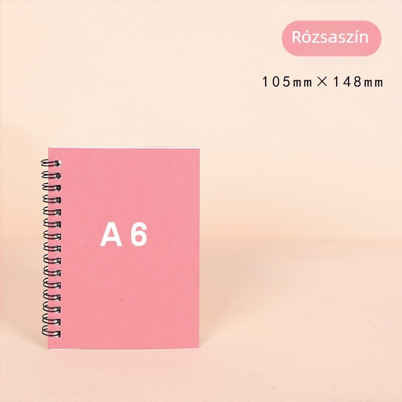 Kraft papír spirálfüzet, Kraft papír sorozat, 100 oldal, 300 g/m² papír, testre szabható