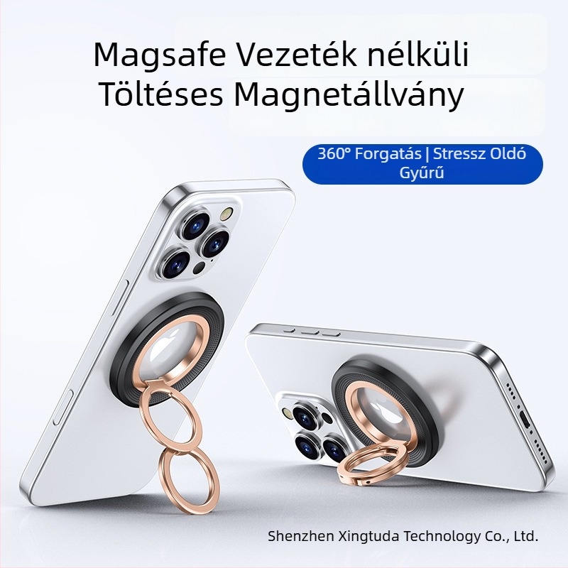 Asztali telefon-tartó 360°-os forgással, PC és aluminiumötvözet anyagból, testreszabás támogatott