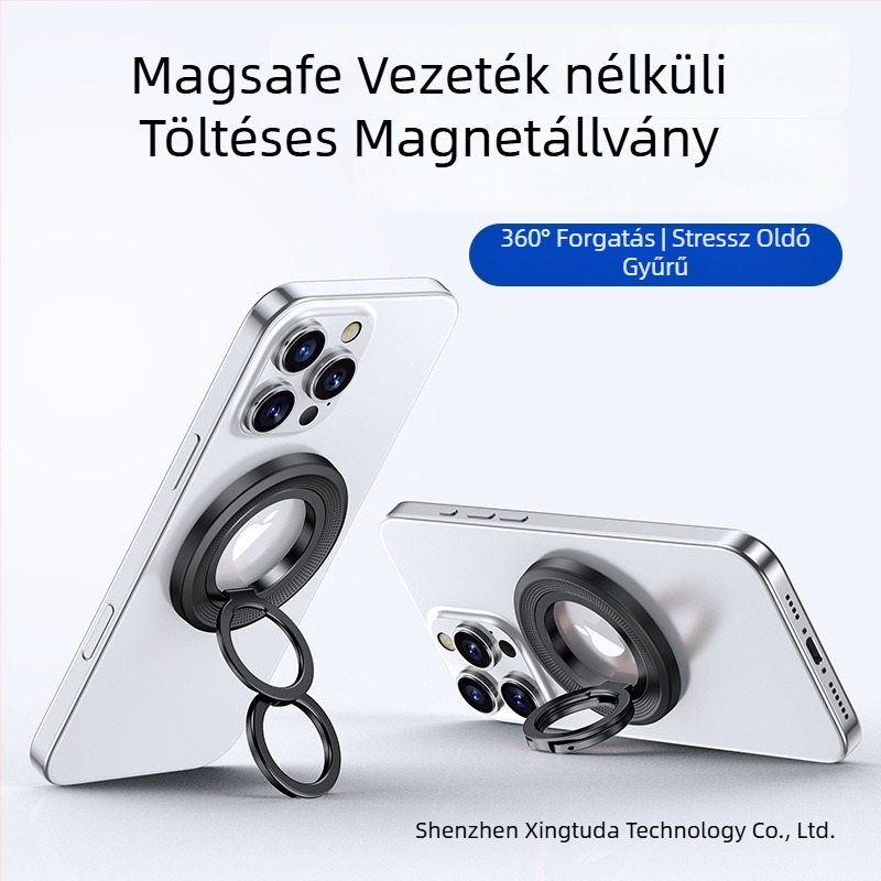 Asztali telefon-tartó 360°-os forgással, PC és aluminiumötvözet anyagból, testreszabás támogatott