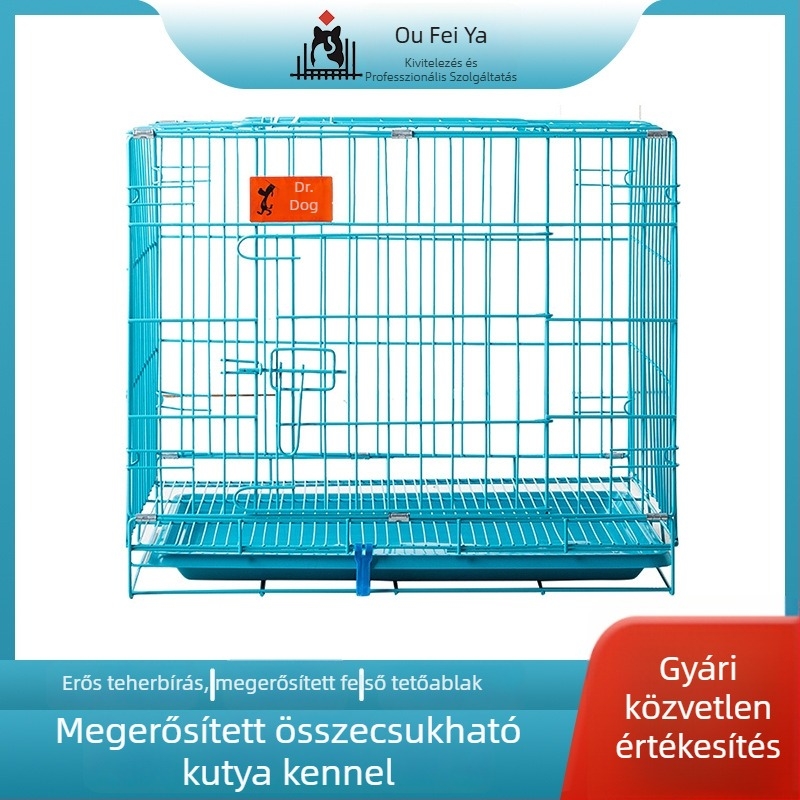 Vastag vasból készült ketrec kutyáknak és macskáknak, macskavilla, tyúk ketrec és nyúl ketrec, nagy, közepes és kicsi méretek.