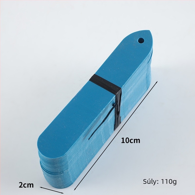 PVC műanyag növénytáblák sukulentákhoz, lyukas talajtáblák, 10×2 cm, vízálló kerti címkék