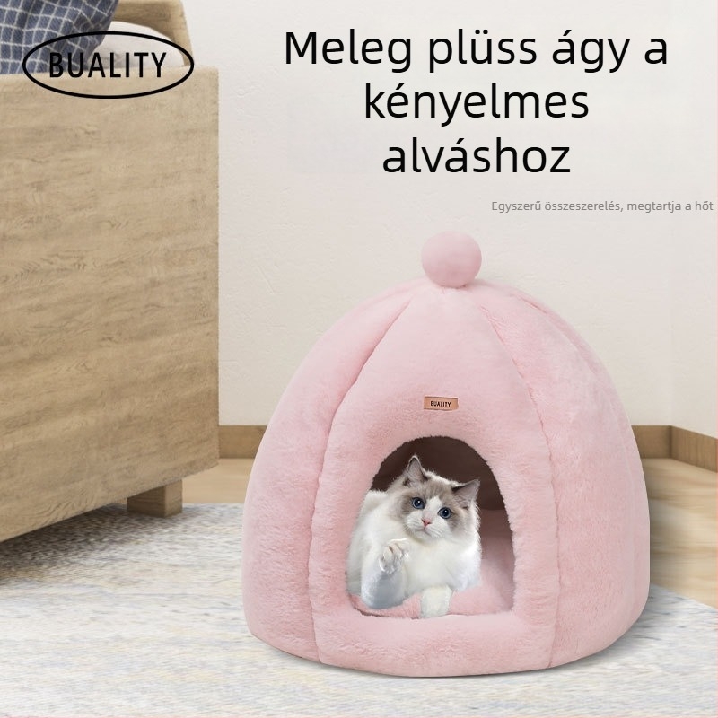 Állatfészek — textile anyagból, Zhejiang eredetű, nem importált, macskáknak alkalmas.