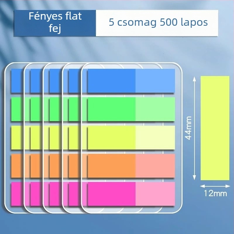 Index matricák és átlátszó írható címkék, márka: Truecolor; Öntapadó; 100 darab; Átlátszó; Írható
