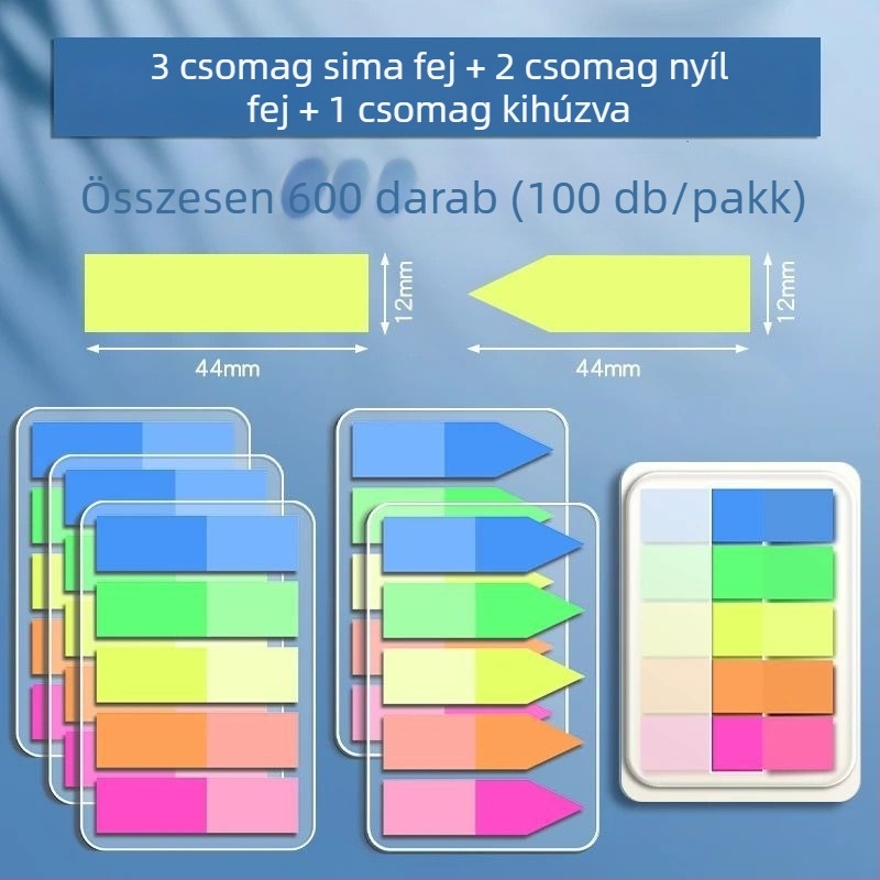 Index matricák és átlátszó írható címkék, márka: Truecolor; Öntapadó; 100 darab; Átlátszó; Írható