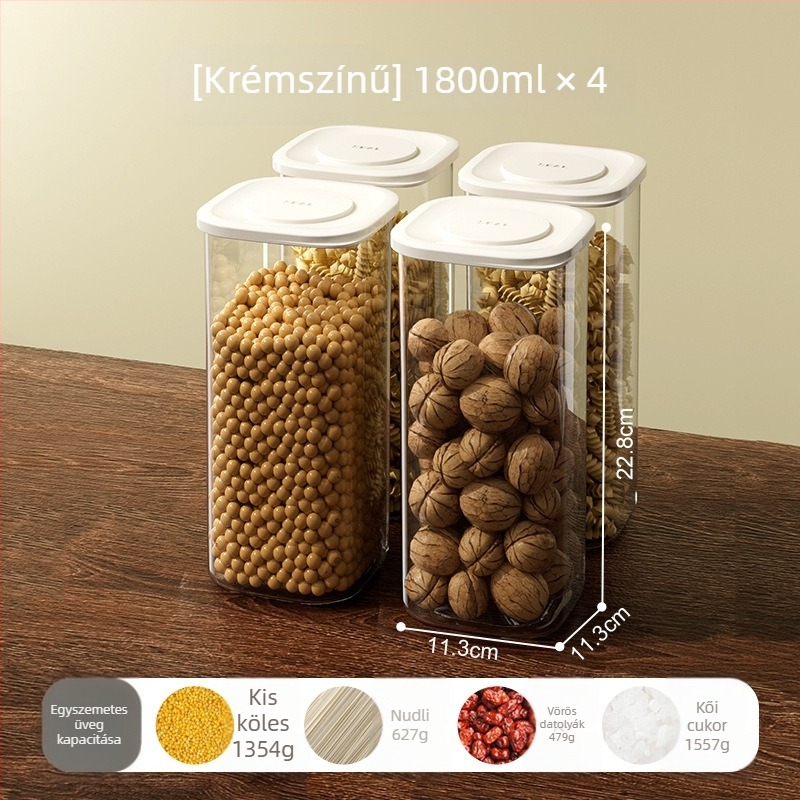 Zárható élelmiszertároló doboz konyhához – ovális PET tartály, 300 ml alatt, mikrohullámú sütőben használható, etnikai stílus