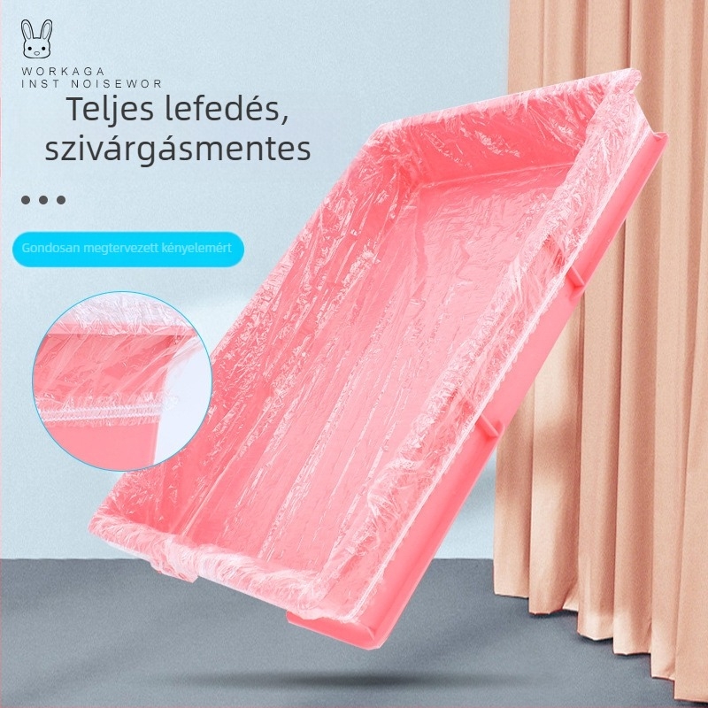 Ketrec aljának egyszer használatos fóliája nyulak és kis háziállatok számára (Plasztik; Származás: Guangdong; Márka: Kelly; Import: Nem)