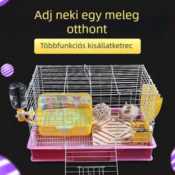 Közepes összecsukható nyúl- és kisállatketrec