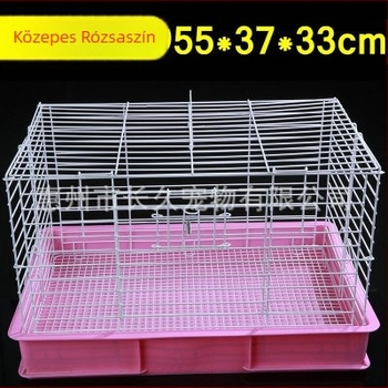Közepes összecsukható nyúl- és kisállatketrec