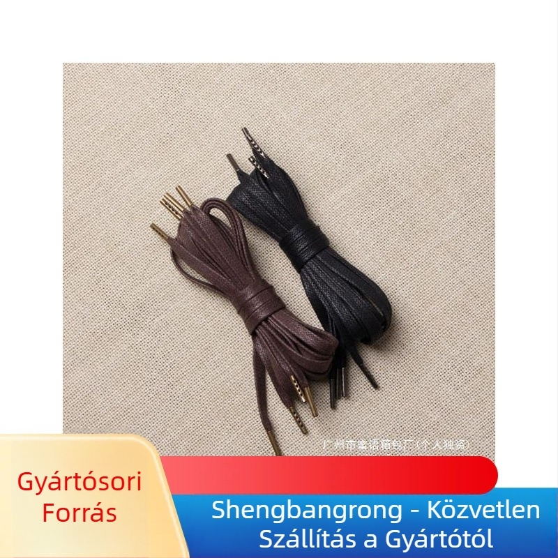 Viaszolt kötél jellegű cipőfűzők vászoncipőkhöz – hossz 60–140 cm, márka Sheng bangrong