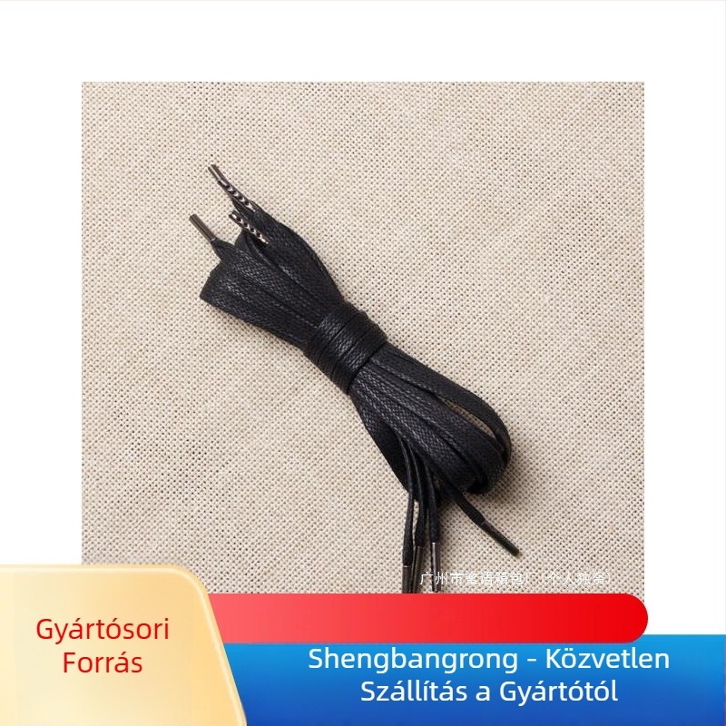Viaszolt kötél jellegű cipőfűzők vászoncipőkhöz – hossz 60–140 cm, márka Sheng bangrong