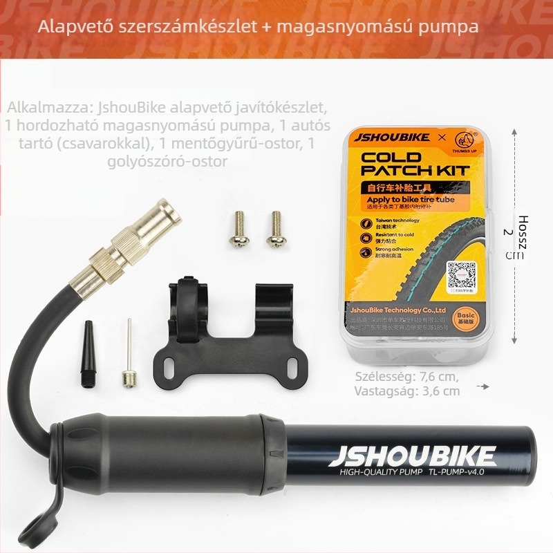 Hegyikerékpár gumi javító készlet – Dingqing ragasztó és ragasztófilm készlet, gumi javító eszköz, márka JSHOU BIKE, magáncímke elérhető