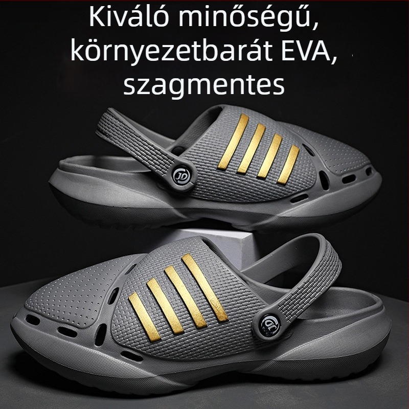 Férfi EVA szandál vastag talppal, lélegző, csúszásmentes, nyárra és kültéri szabadidőhöz