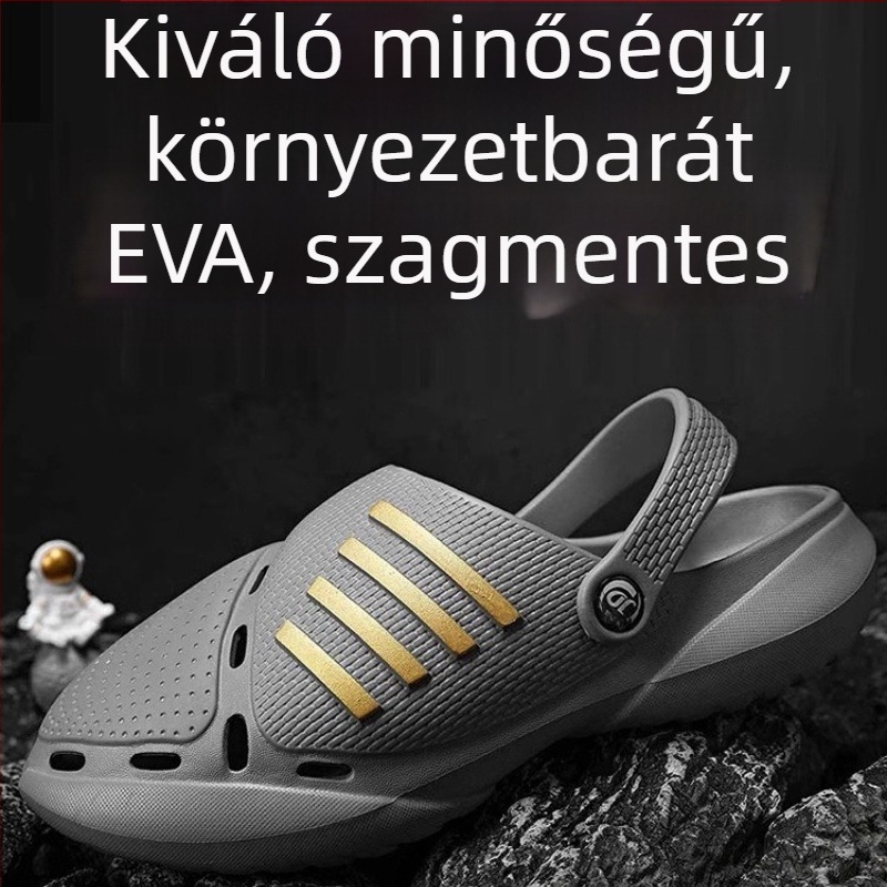 Férfi EVA szandál vastag talppal, lélegző, csúszásmentes, nyárra és kültéri szabadidőhöz