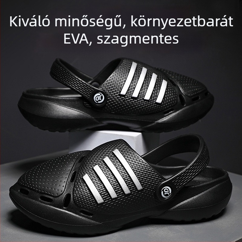 Férfi EVA szandál vastag talppal, lélegző, csúszásmentes, nyárra és kültéri szabadidőhöz