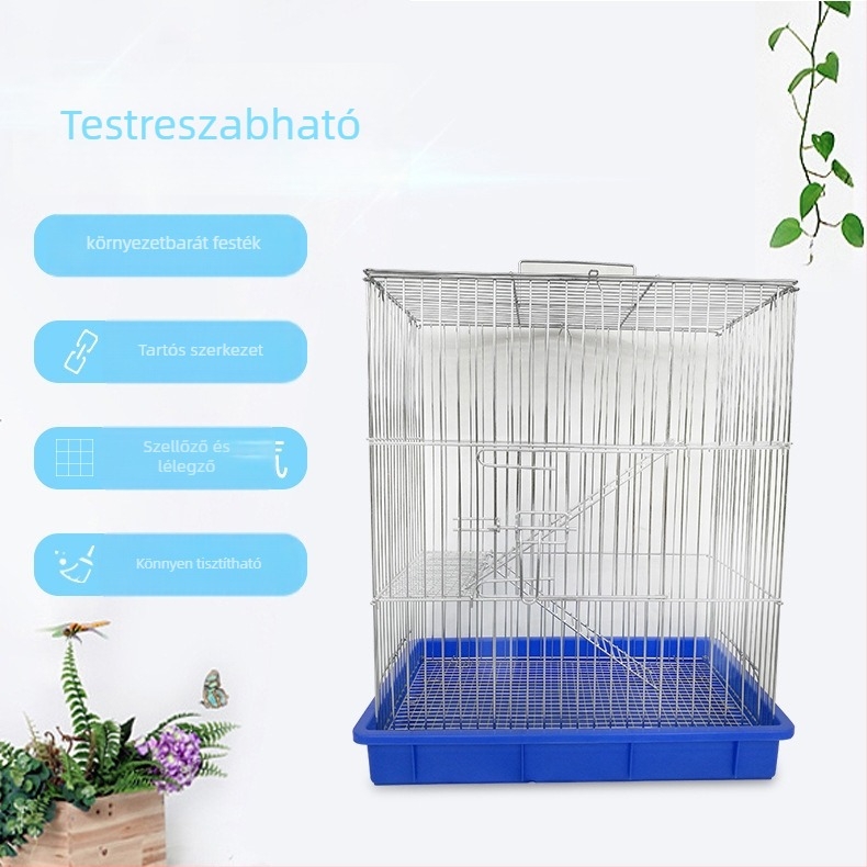 Yu huarong fém macskaketrec — Anyag: fém; Származás: Foshan; Kategória: Ketrec; Márka: Yu huarong; Alkalmas macskáknak.