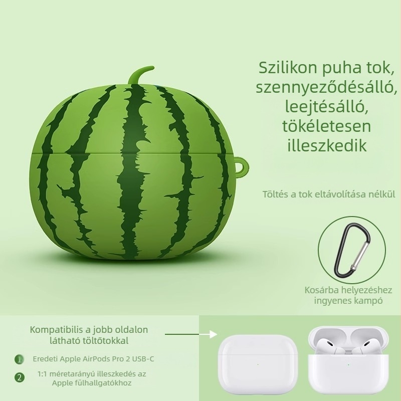 TPU védőtok Huawei FreeBuds 5i/6i és FreeBuds Pro 4 számára, Kiwi Clip dizájn