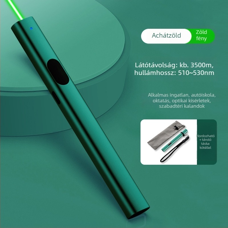 Zhizhan Magas Teljesítményű Lézerpointer Toll, Fém Kivitel, Egypontos Lézer, Konferenciákhoz