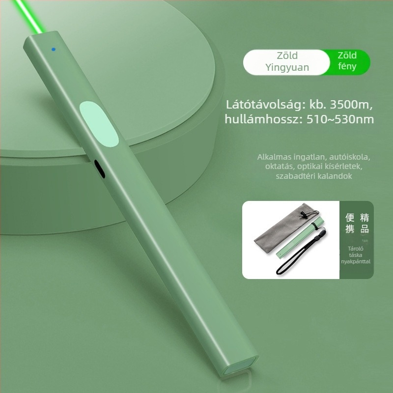 Zhizhan Magas Teljesítményű Lézerpointer Toll, Fém Kivitel, Egypontos Lézer, Konferenciákhoz