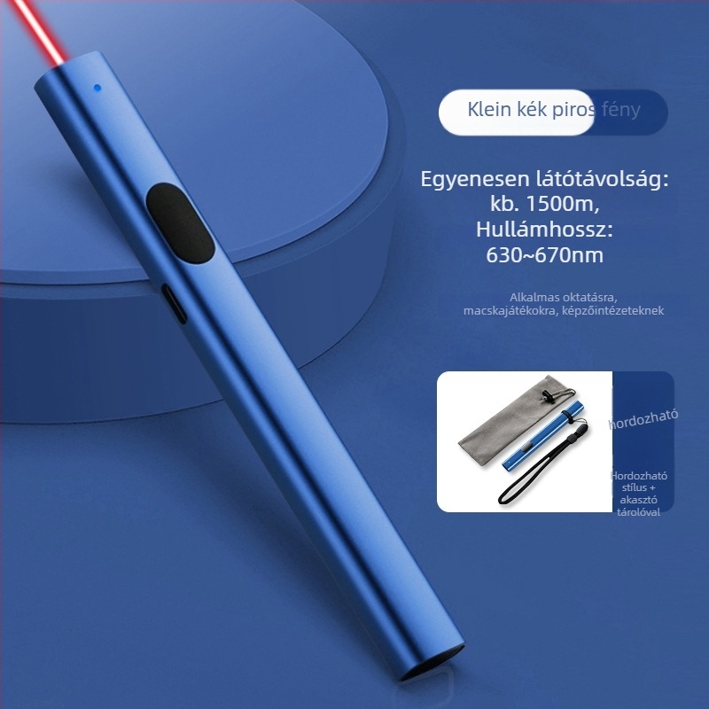 Zhizhan Magas Teljesítményű Lézerpointer Toll, Fém Kivitel, Egypontos Lézer, Konferenciákhoz