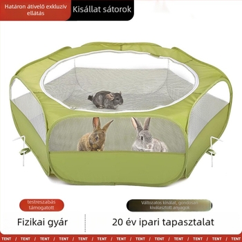 Textilből készült kisállatkerítés – alkalmas macskáknak (Anyag: vászon; Eredet: Shaoxing; Márka: Shengda)
