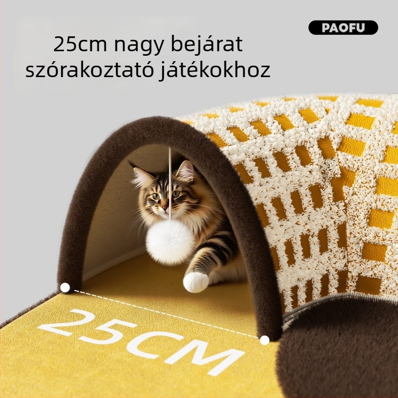Yu Chong macskaalagút és fészek — anyag: szivacs; eredet: Jiangsu; alkalmas macskáknak; háziállat fészek