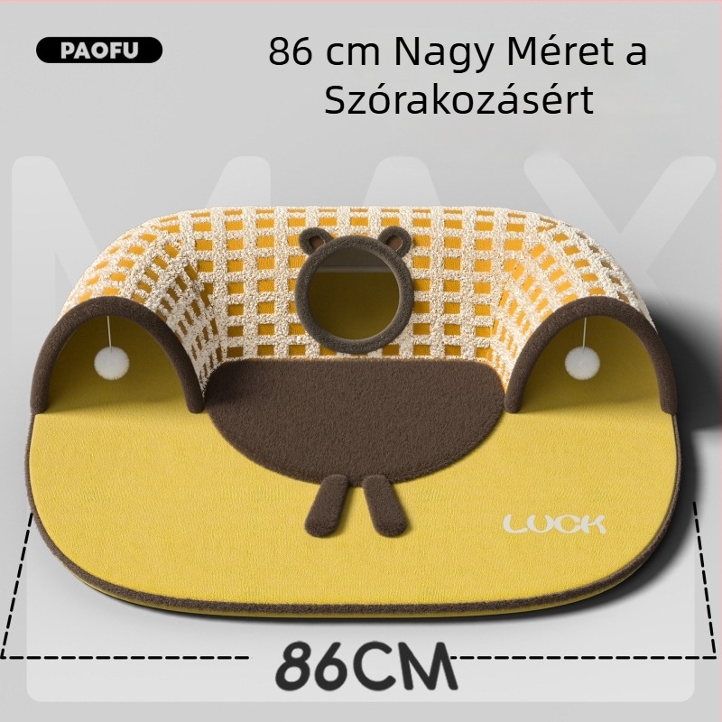 Yu Chong macskaalagút és fészek — anyag: szivacs; eredet: Jiangsu; alkalmas macskáknak; háziállat fészek