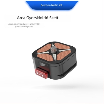 Beizhen Clip-b-g Alumínium ötvözet gyorskioldó lemez stabilizátor, univerzális kompatibilitás, maximális terhelés 6–10 kg, tömeg 51,2 g